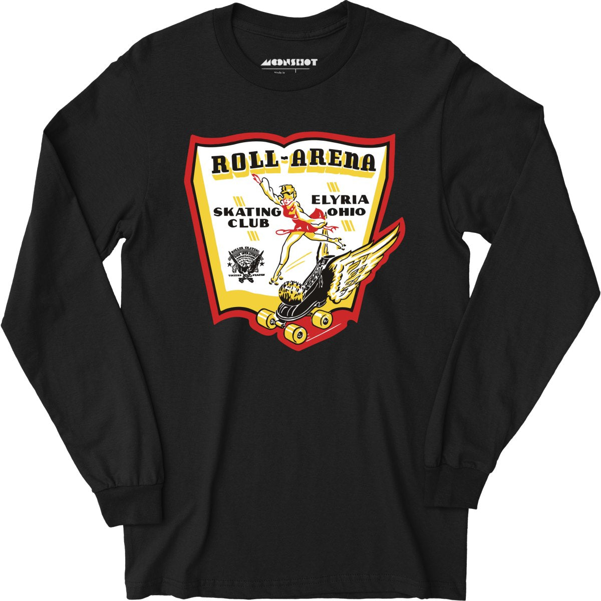 Roll-Arena - Elyria, OH - Vintage Roller Rink - Long Sleeve T-Shirt