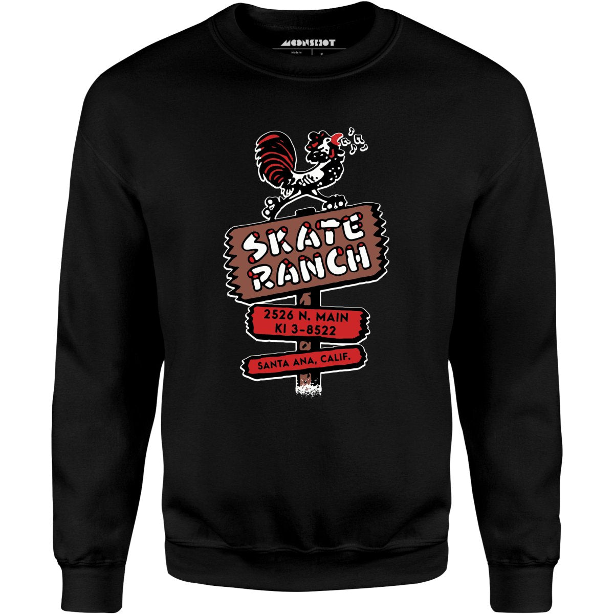 Skate Ranch - Santa Ana, CA - Vintage Roller Rink - Unisex Sweatshirt