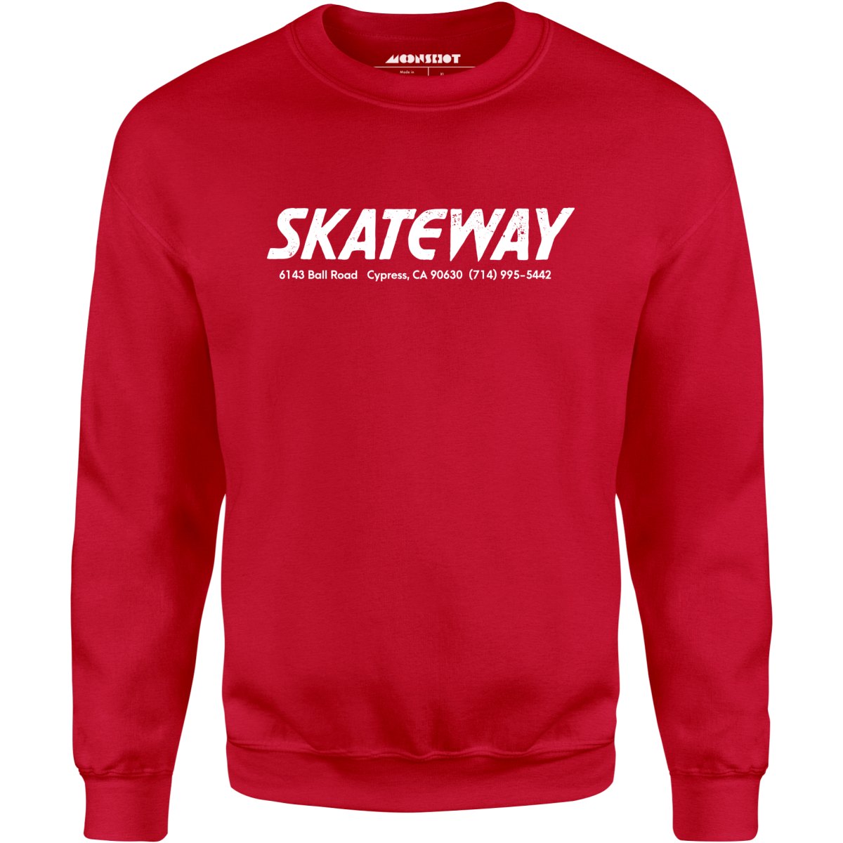 Skateway Cypress, CA Vintage Roller Rink Unisex Sweatshirt m00nshot