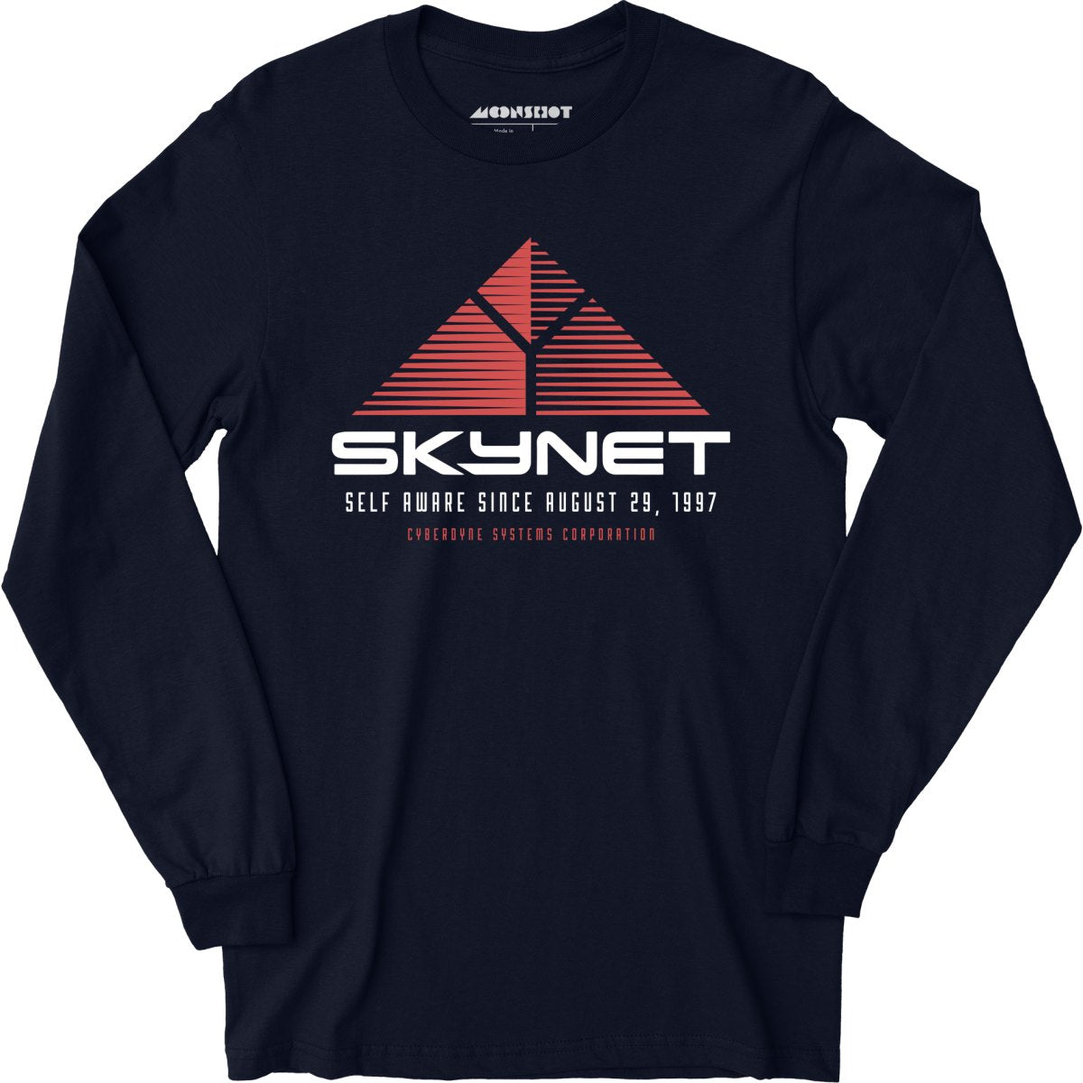Bemærk venligst beundring forestille Skynet - Long Sleeve T-Shirt – m00nshot