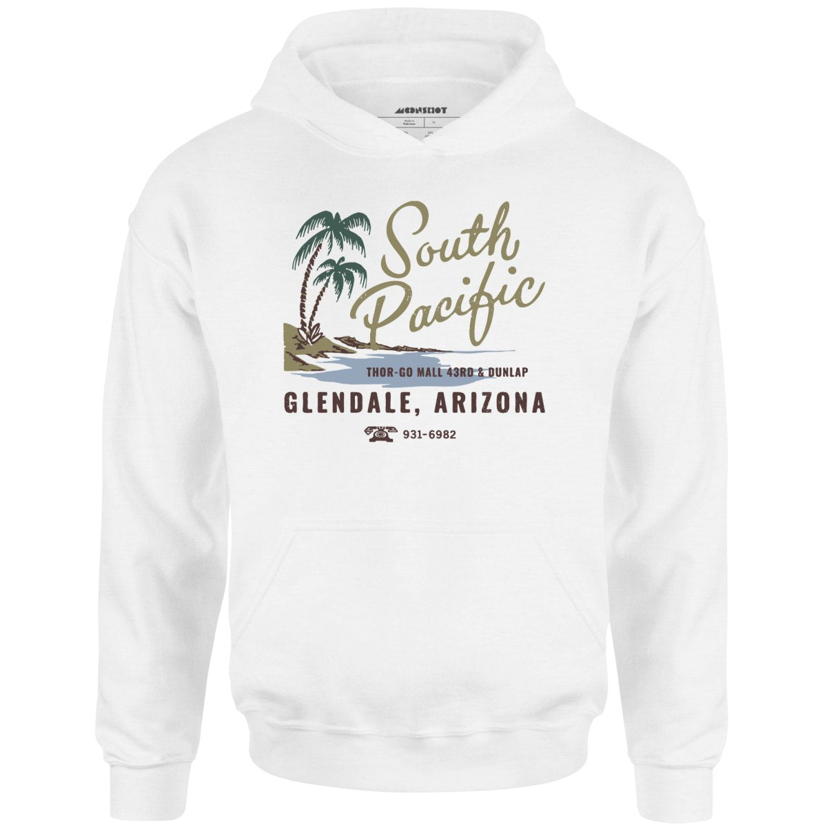South Pacific - Glendale, AZ - Vintage Tiki Bar - Unisex Hoodie