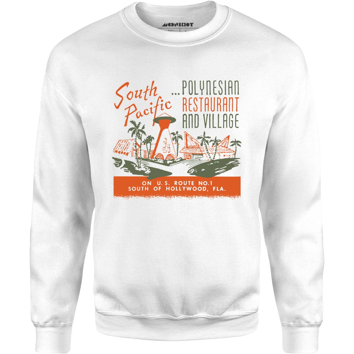 South Pacific - Hallandale Beach, FL - Vintage Tiki Bar - Unisex Sweatshirt