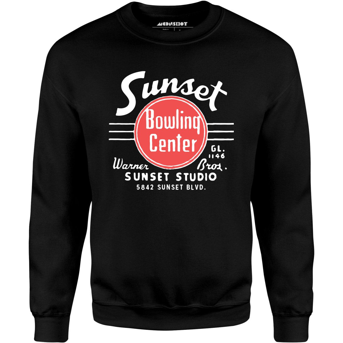Sunset Bowling Center v2 - Hollywood, CA - Vintage Bowling Alley - Unisex Sweatshirt
