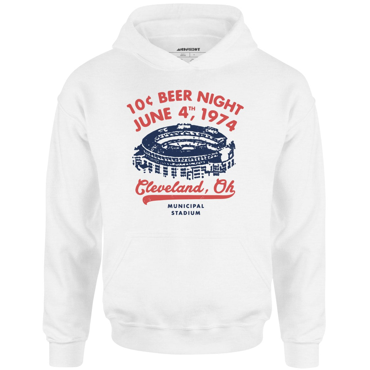 Ten Cent Beer Night - Cleveland Ohio - Unisex Hoodie