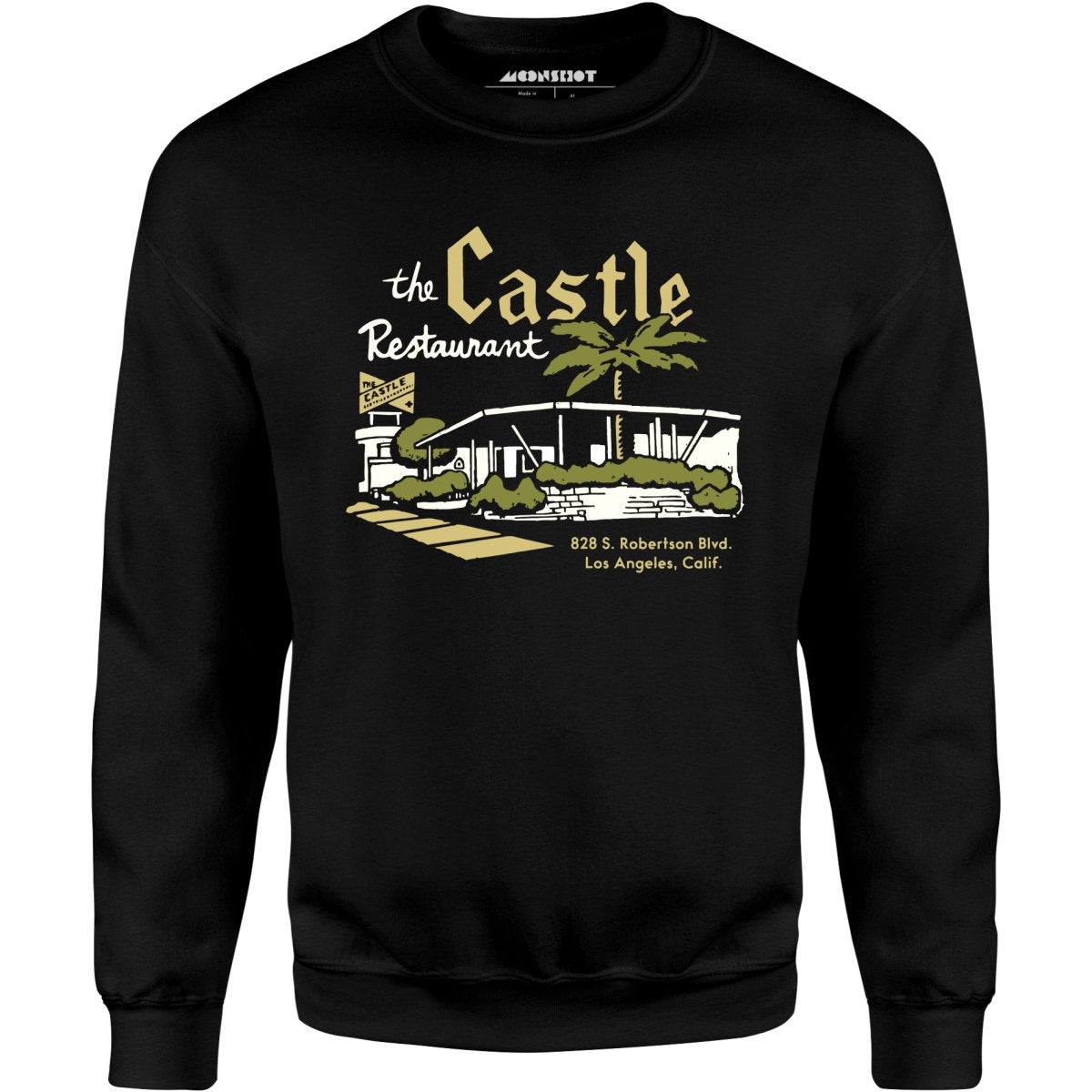 The Castle - Los Angeles, CA - Vintage Restaurant - Unisex Sweatshirt
