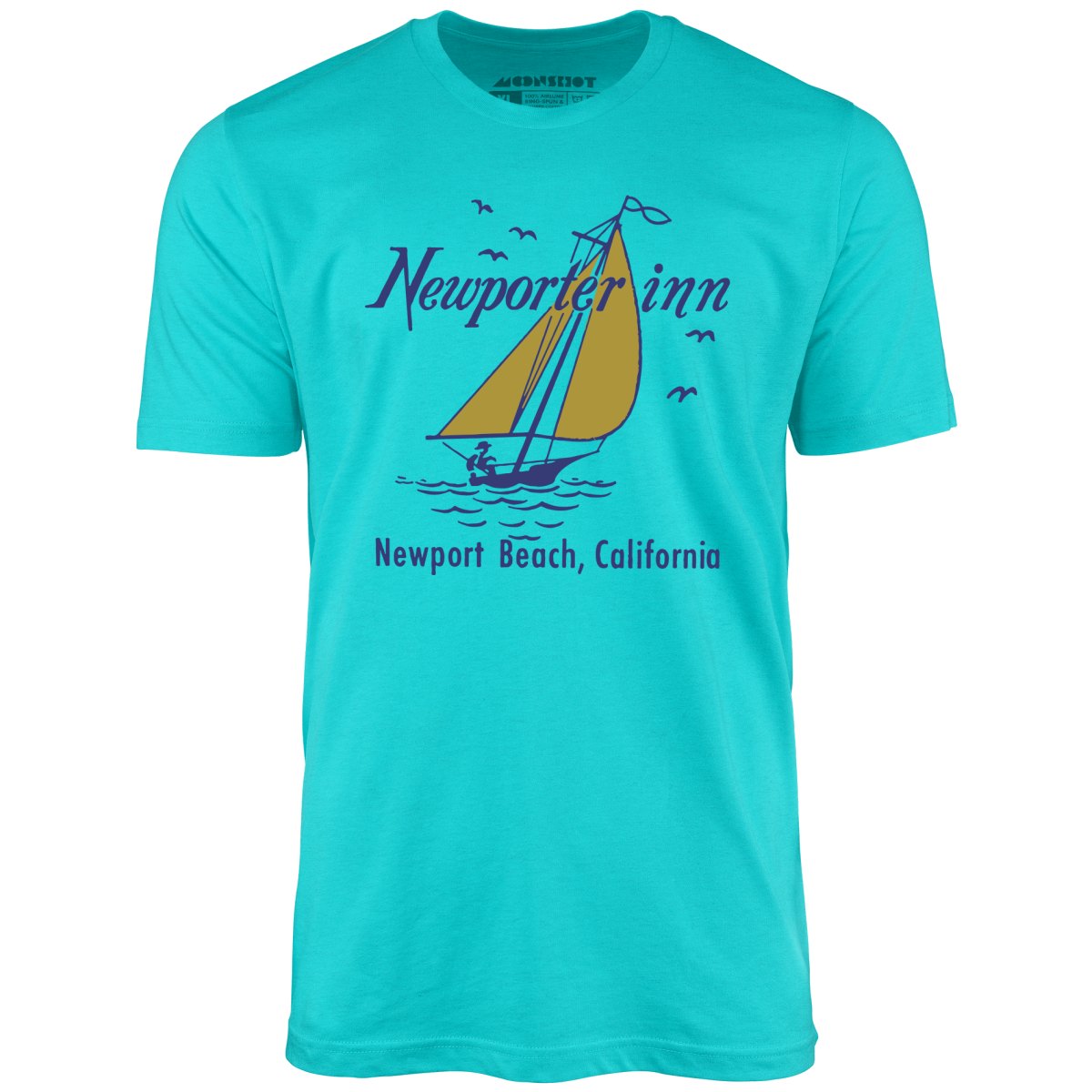 The Newporter Inn v2 - Newport Beach, CA - Vintage Hotel - Unisex T-Shirt