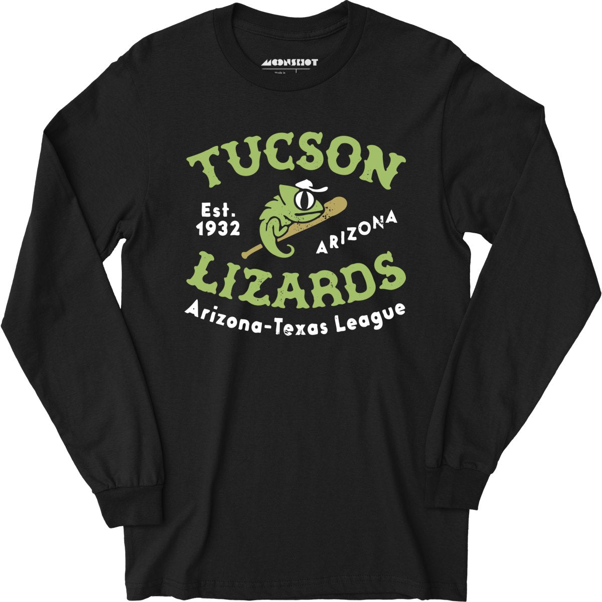 Tucson Lizards - Arizona - Vintage Defunct Baseball Teams - Long Sleeve T-Shirt