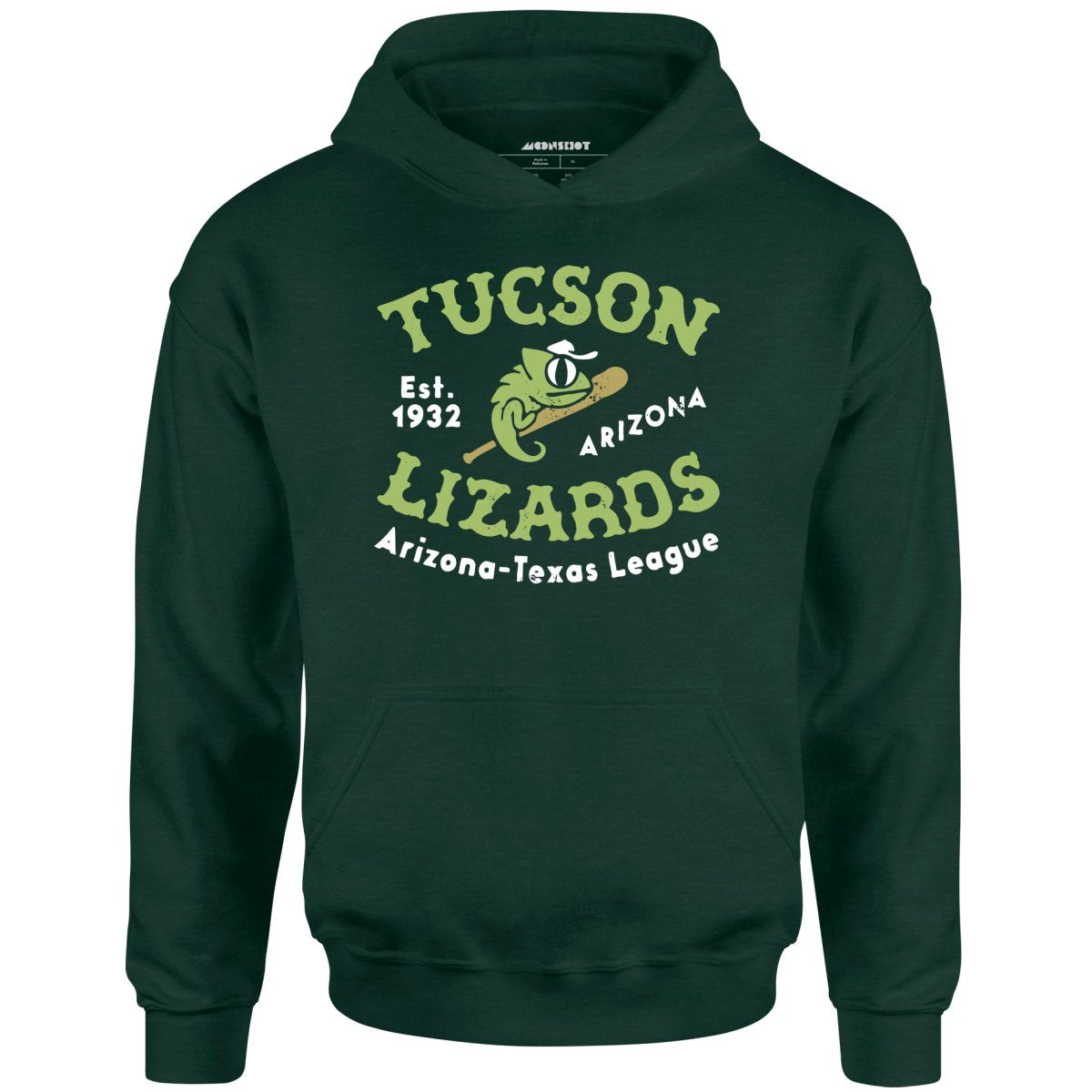 Tucson Lizards - Arizona - Vintage Defunct Baseball Teams - Unisex Hoodie