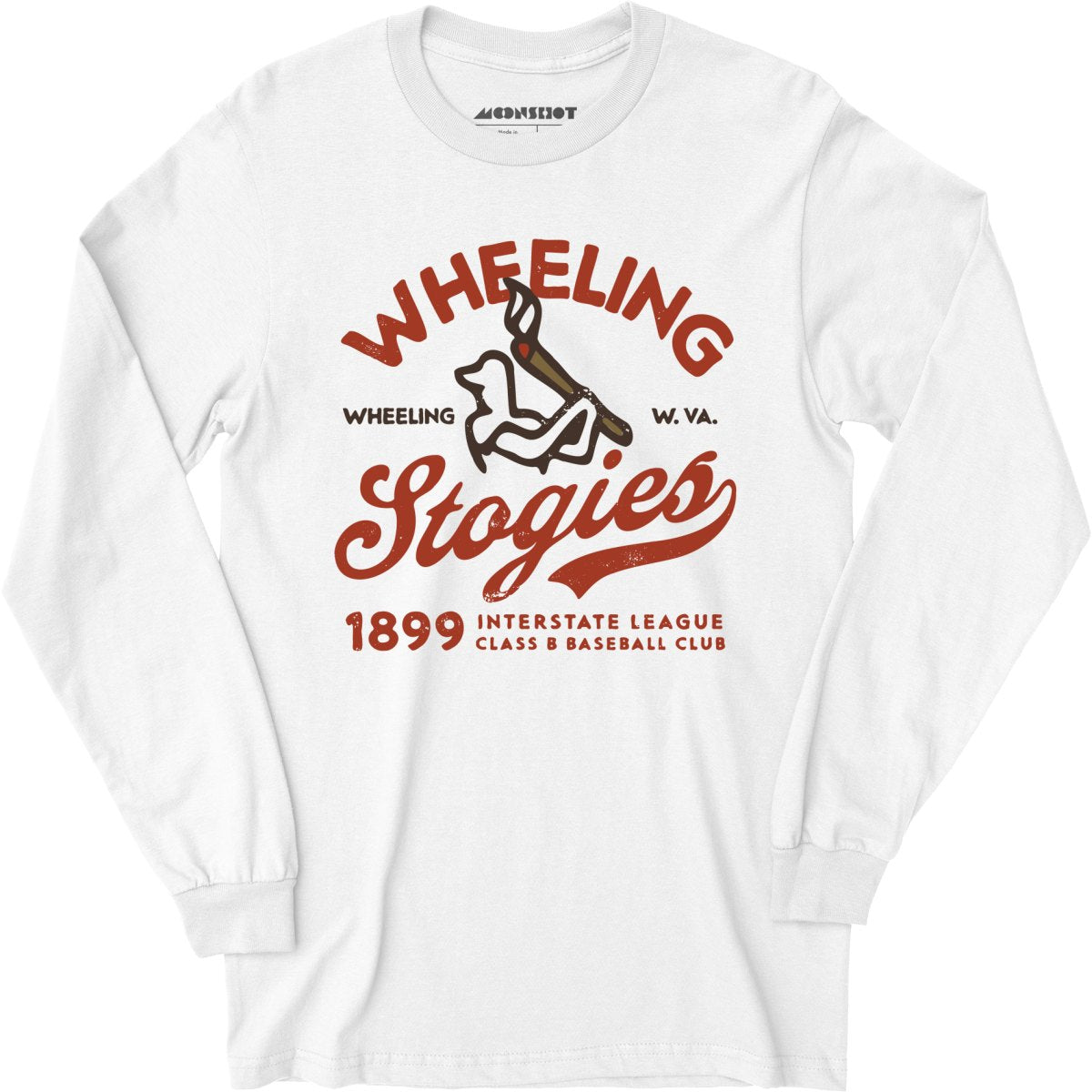 Wheeling Stogies - West Virginia - Vintage Defunct Baseball Teams - Long Sleeve T-Shirt