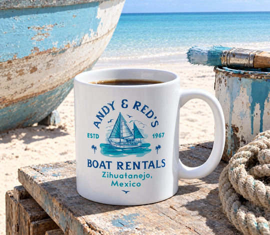 Andy & Red's Boat Rentals - Ceramic Coffee Mug