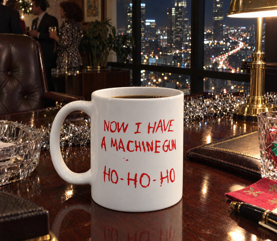 Now I Have a Machine Gun Ho-Ho-Ho - Ceramic Coffee Mug