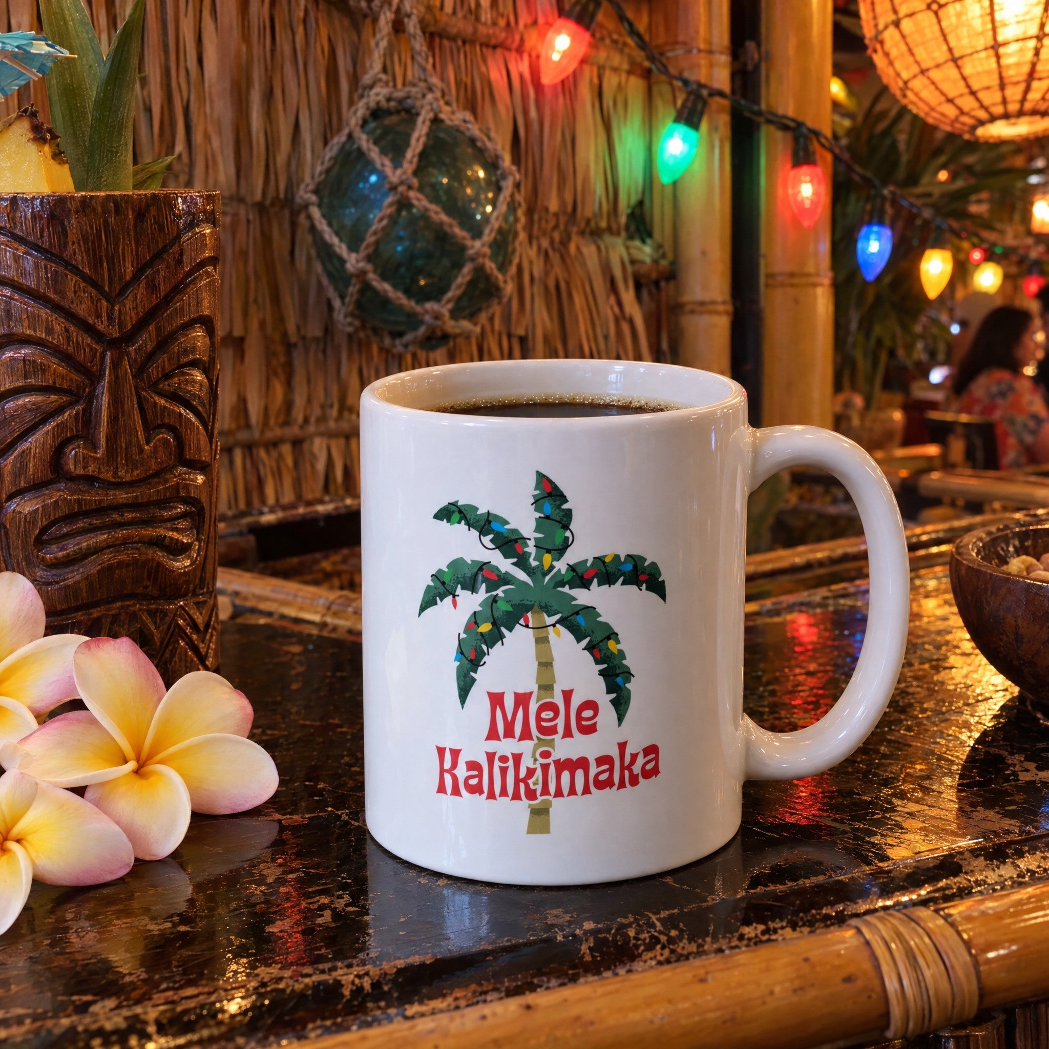 Mele Kalikimaka - Ceramic Coffee Mug
