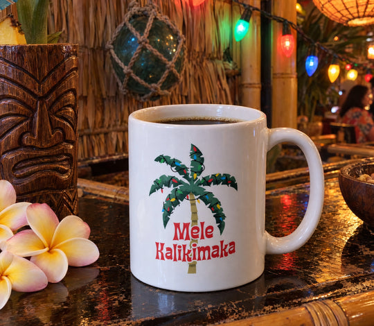 Mele Kalikimaka - Ceramic Coffee Mug