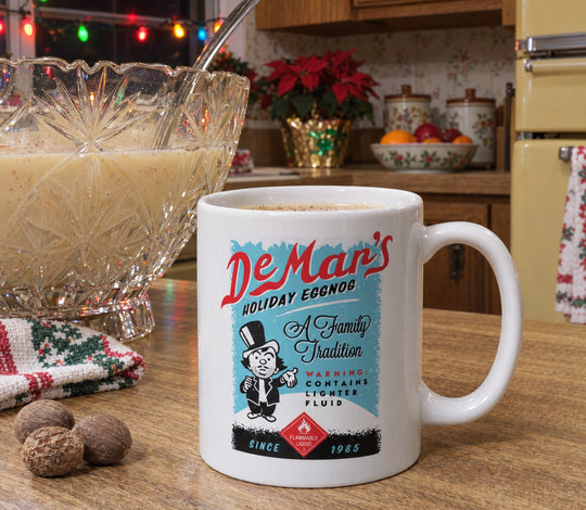 Charles DeMar's Eggnog with Lighter Fluid - Ceramic Coffee Mug