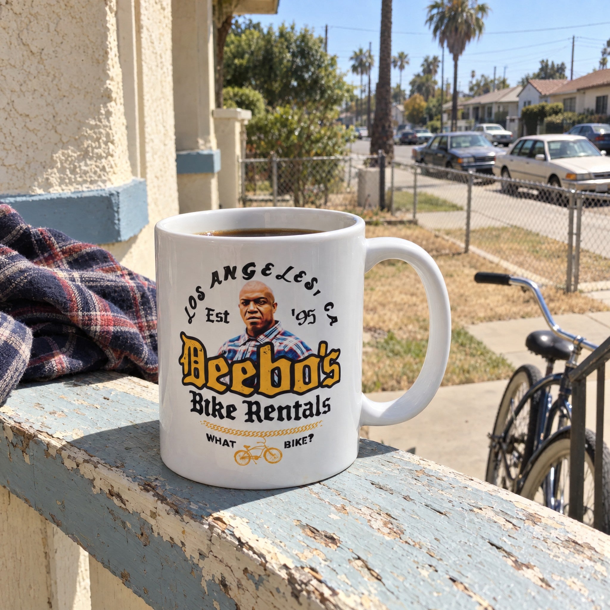 Deebo's Bike Rentals - What Bike? - Ceramic Coffee Mug