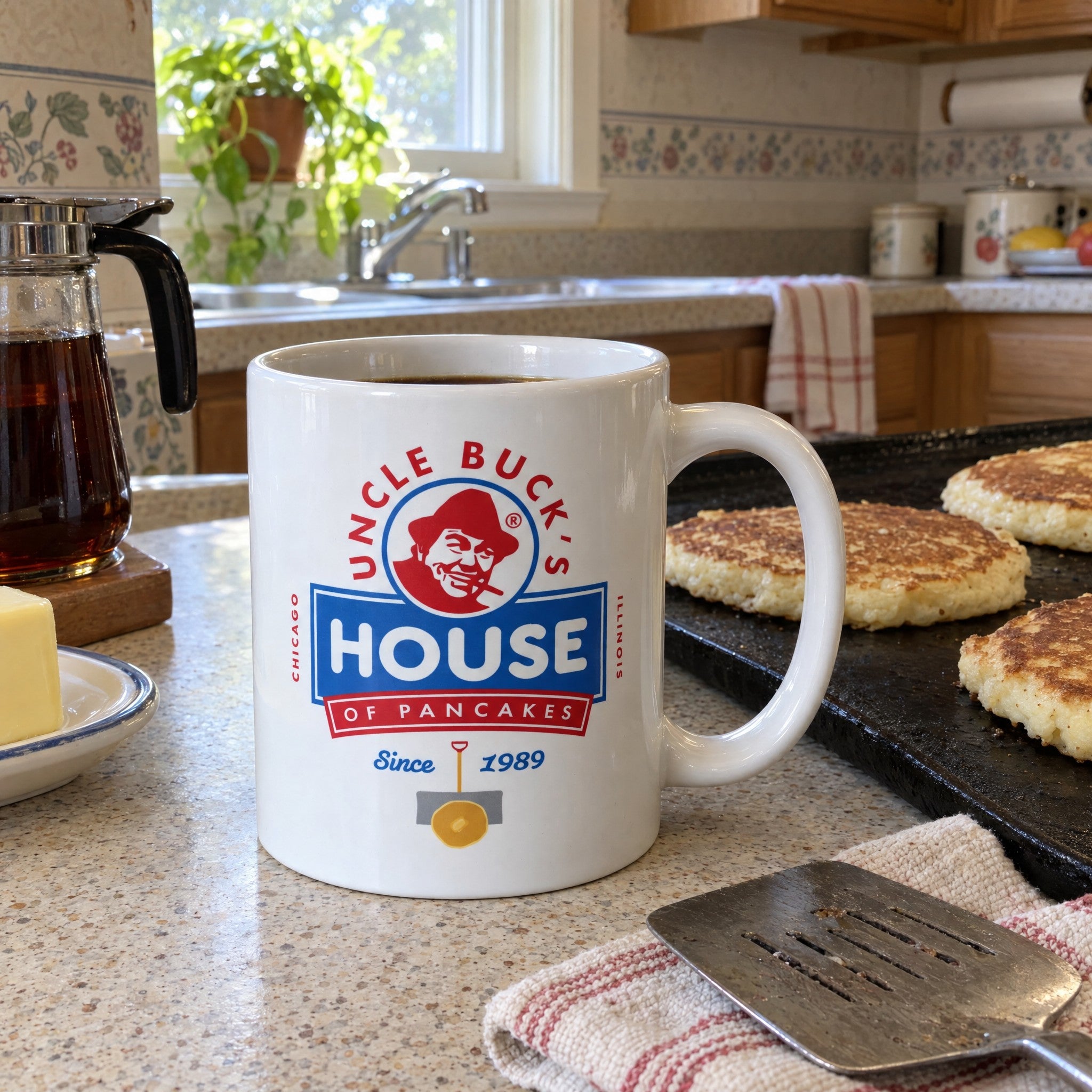 Uncle Buck's House of Pancakes - Ceramic Coffee Mug