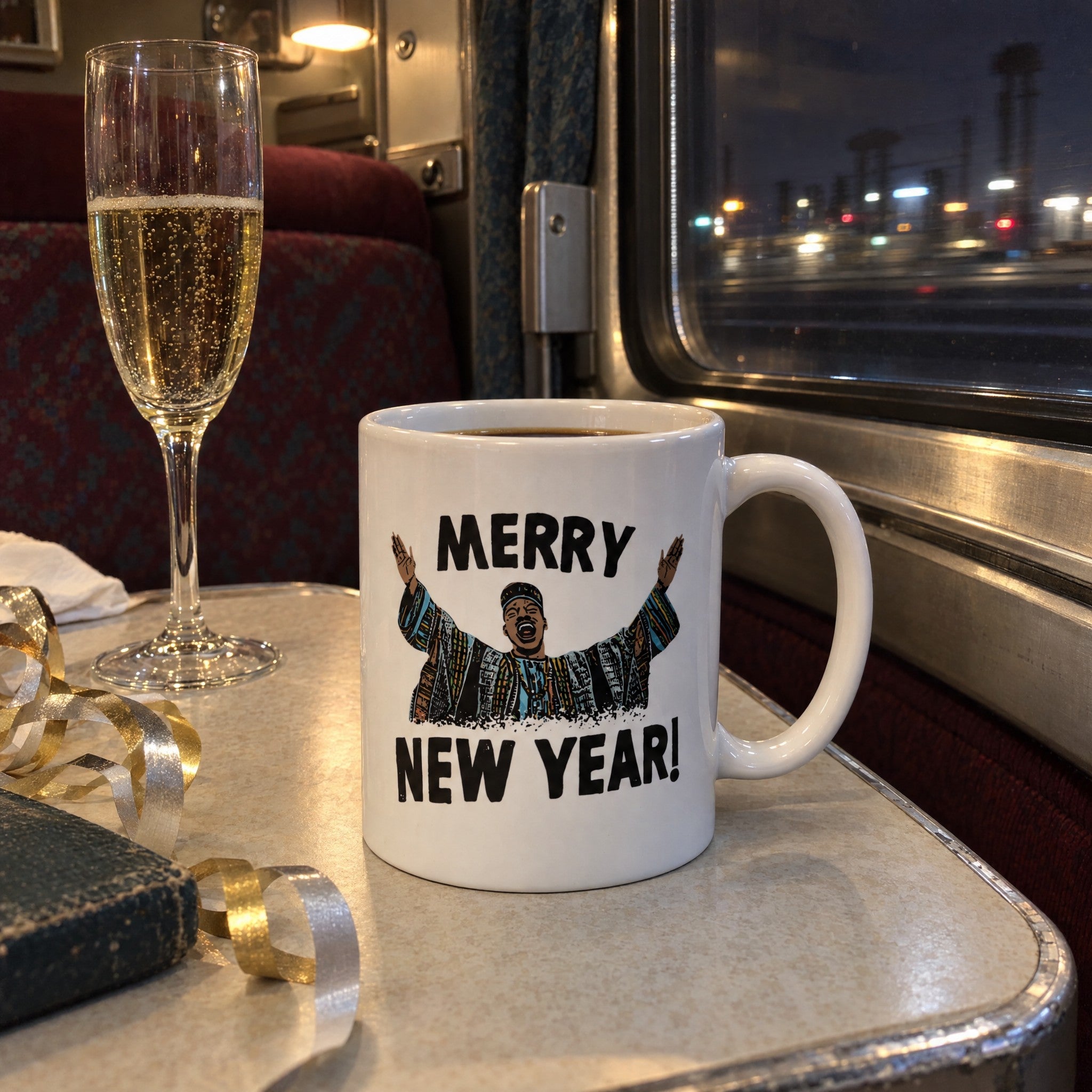 Merry New Year - Ceramic Coffee Mug