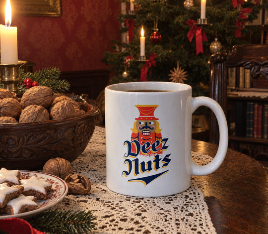 Deez Nuts Nutcracker - Ceramic Coffee Mug