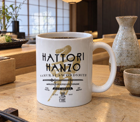 Hattori Hanzo Samurai Swordsmith - Ceramic Coffee Mug