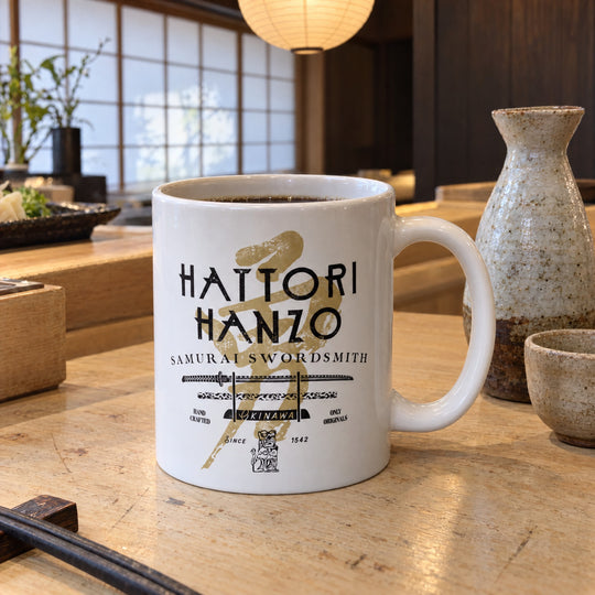 Hattori Hanzo Samurai Swordsmith - Ceramic Coffee Mug