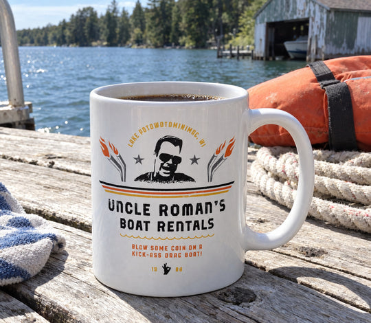 Uncle Roman's Boat Rentals - Ceramic Coffee Mug