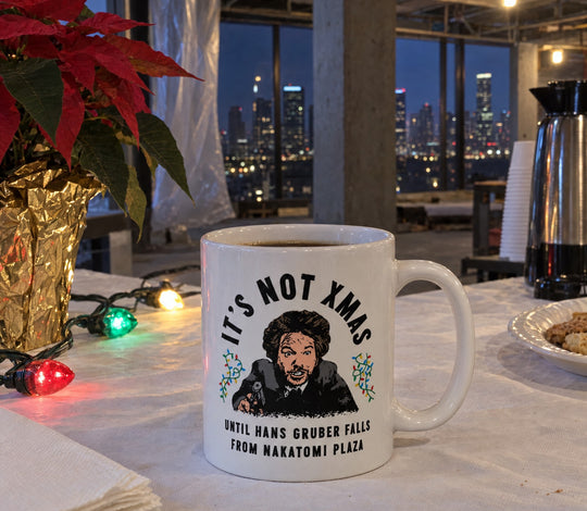 Hans Gruber Christmas - Ceramic Coffee Mug