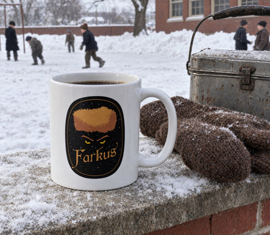 Farkus - Yellow Eyes - Ceramic Coffee Mug