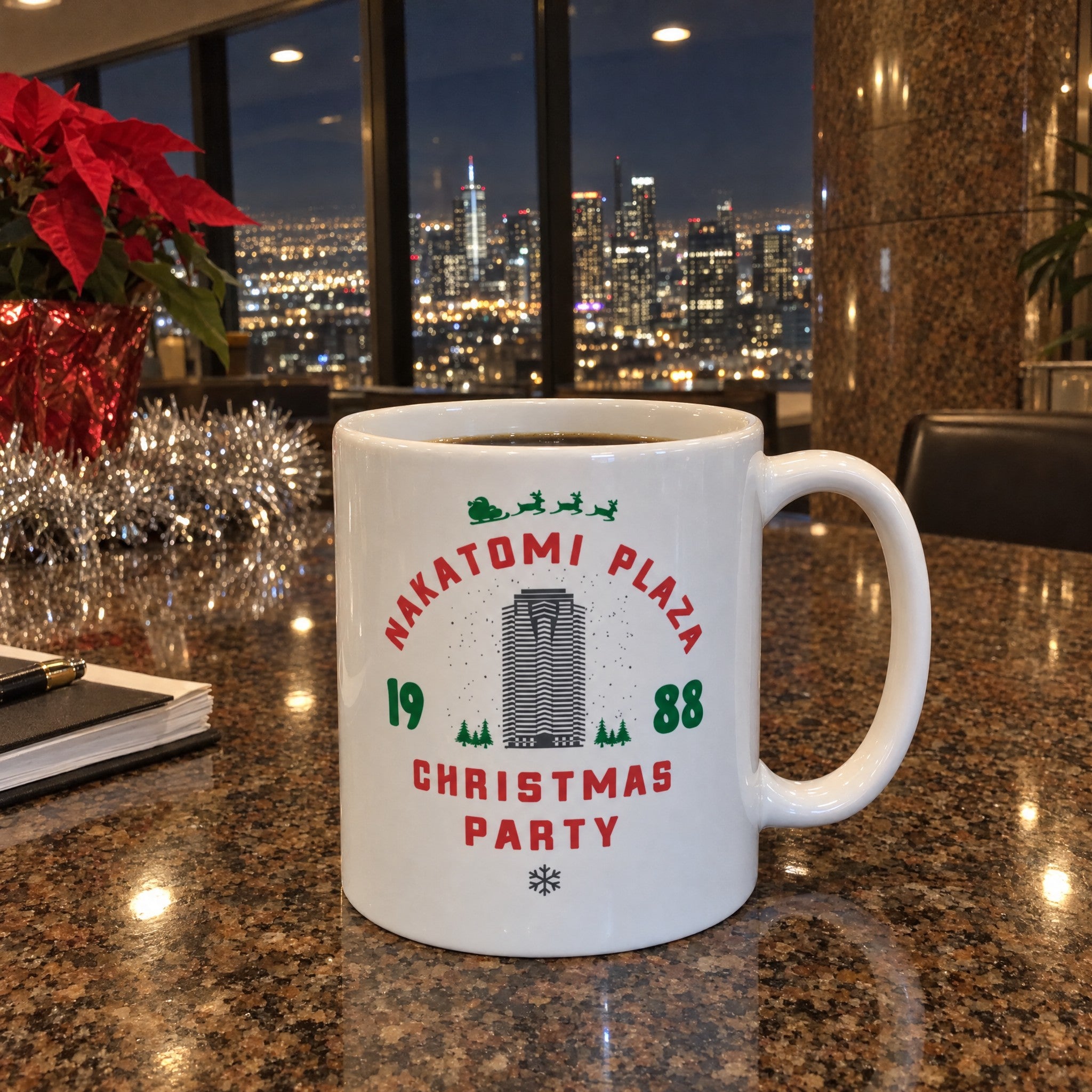 Nakatomi Plaza Christmas Party - Ceramic Coffee Mug