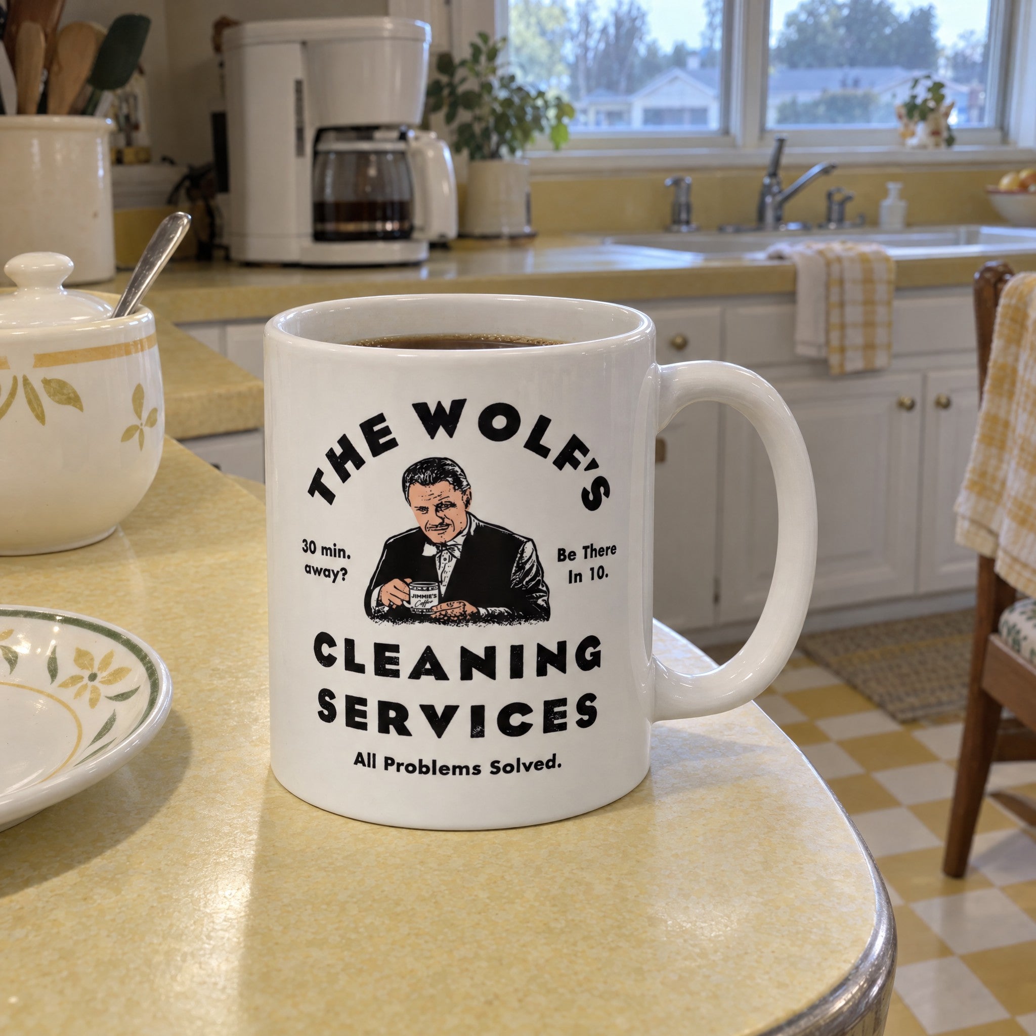 The Wolf's Cleaning Services - Ceramic Coffee Mug