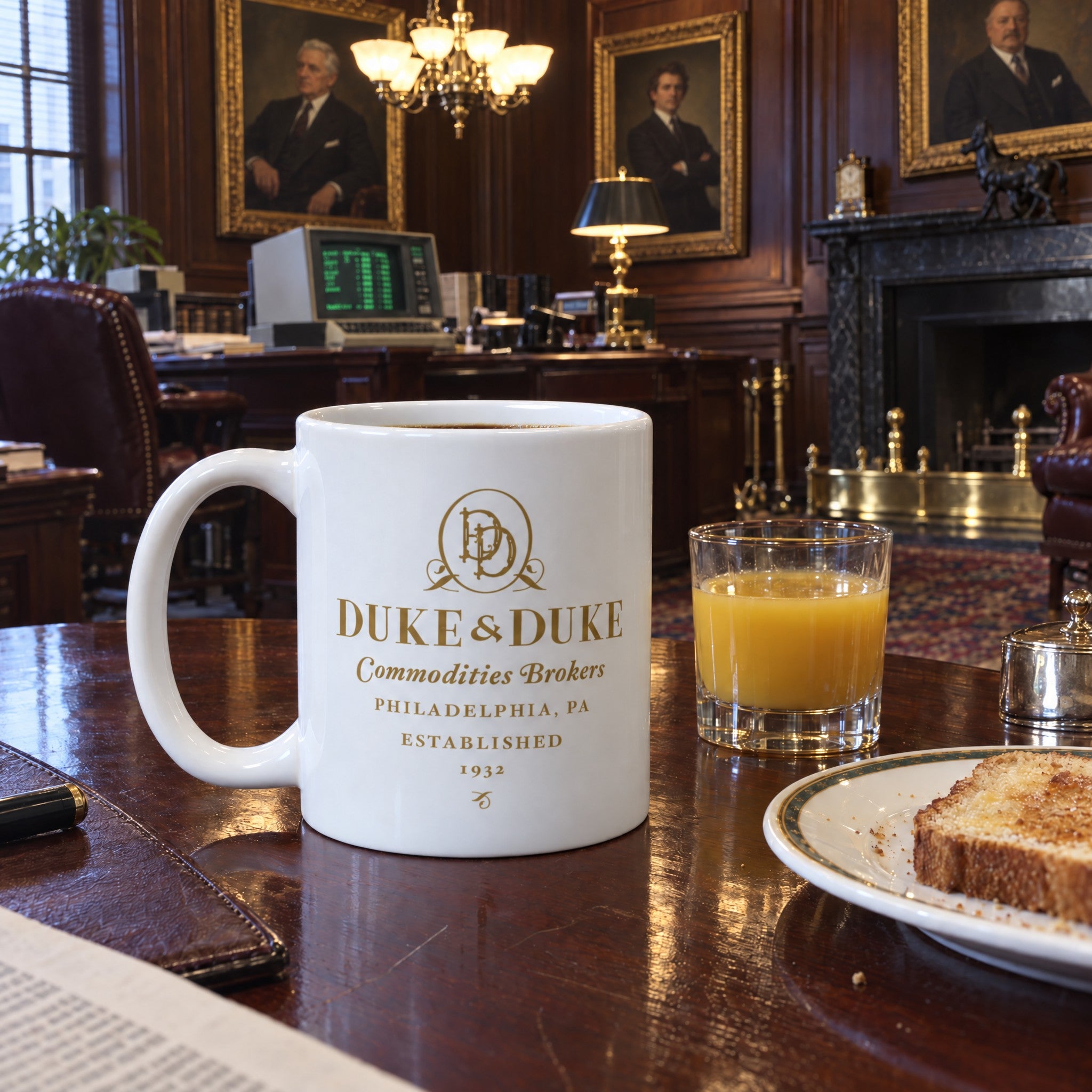 Duke & Duke Commodities Brokers - Ceramic Coffee Mug