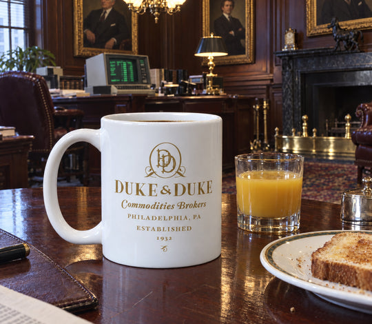 Duke & Duke Commodities Brokers - Ceramic Coffee Mug