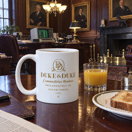 Duke & Duke Commodities Brokers - Ceramic Coffee Mug