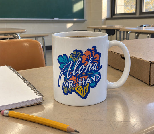 Aloha Mr. Hand - Ceramic Coffee Mug