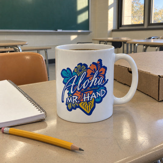 Aloha Mr. Hand - Ceramic Coffee Mug