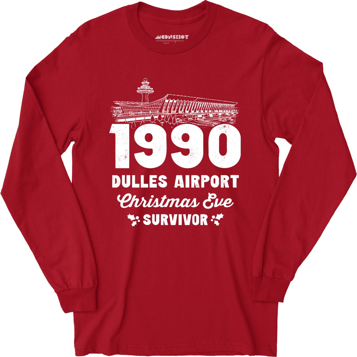 1990 Dulles Airport Christmas Eve Survivor - Long Sleeve T-Shirt
