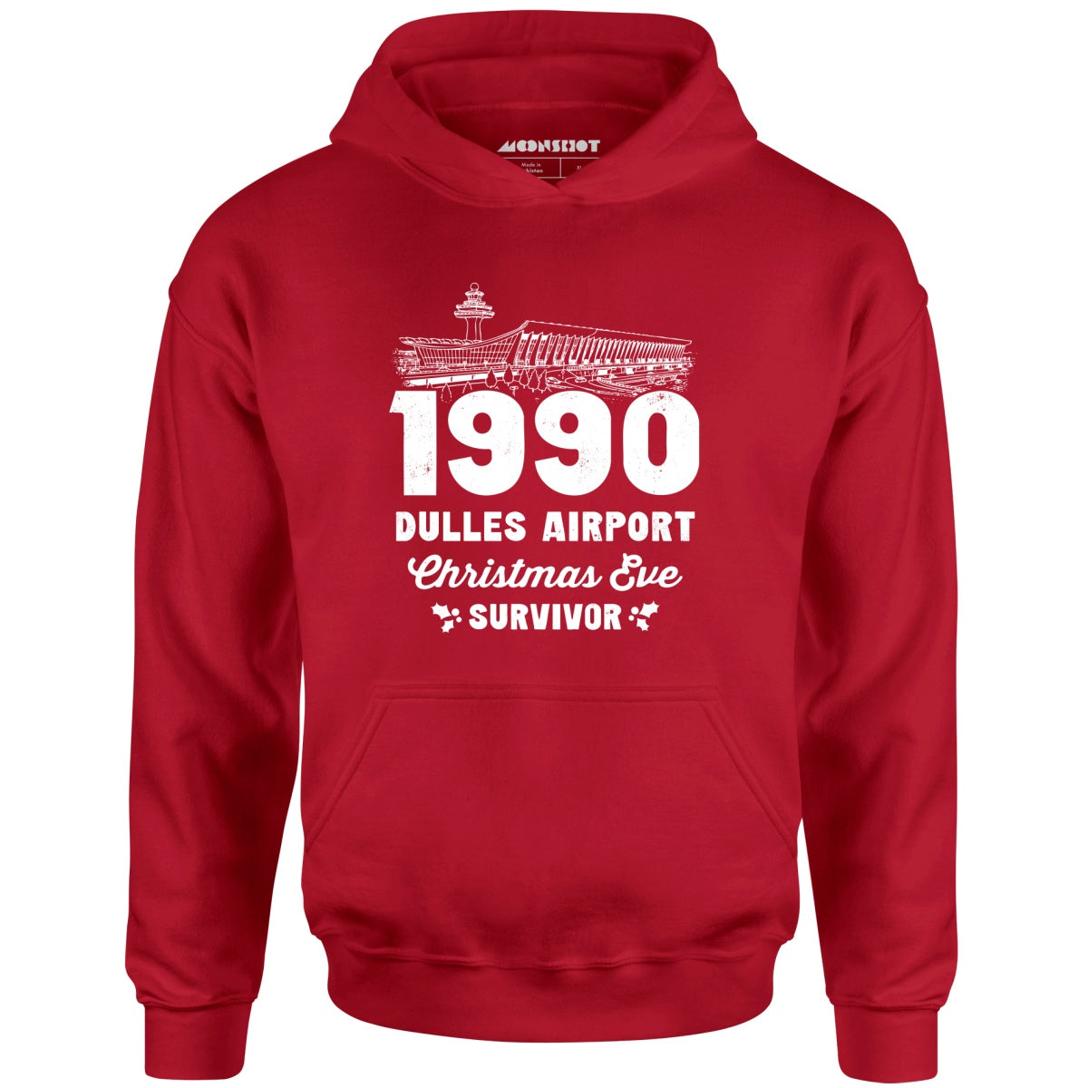 1990 Dulles Airport Christmas Eve Survivor - Unisex Hoodie