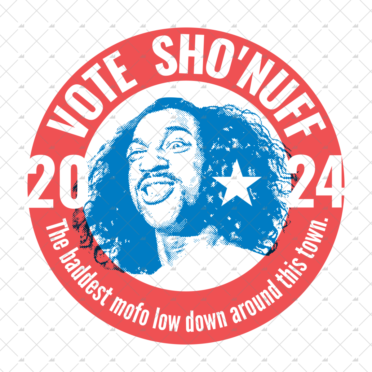 Sho'nuff 2024 Phony Campaign - Sticker
