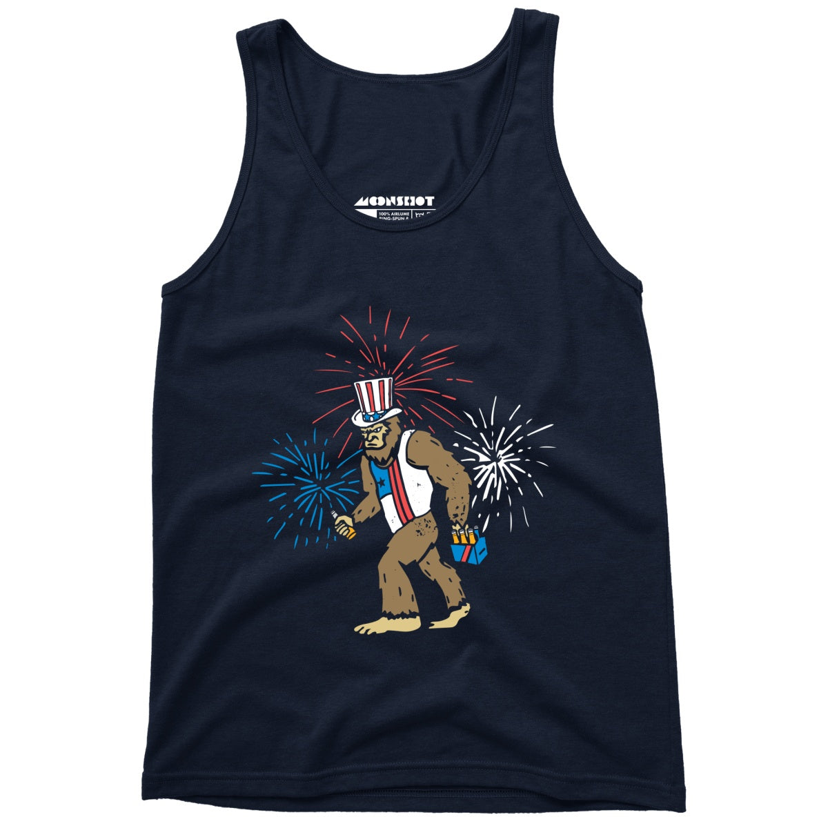 4th of July Bigfoot - Unisex Tank Top