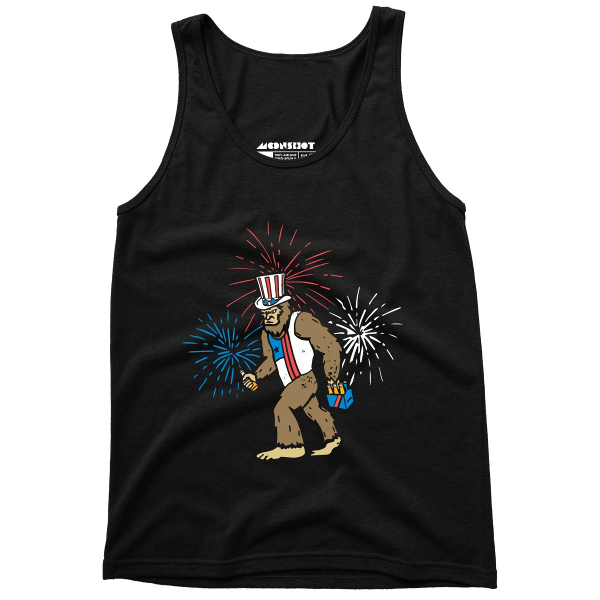 4th of July Bigfoot - Unisex Tank Top