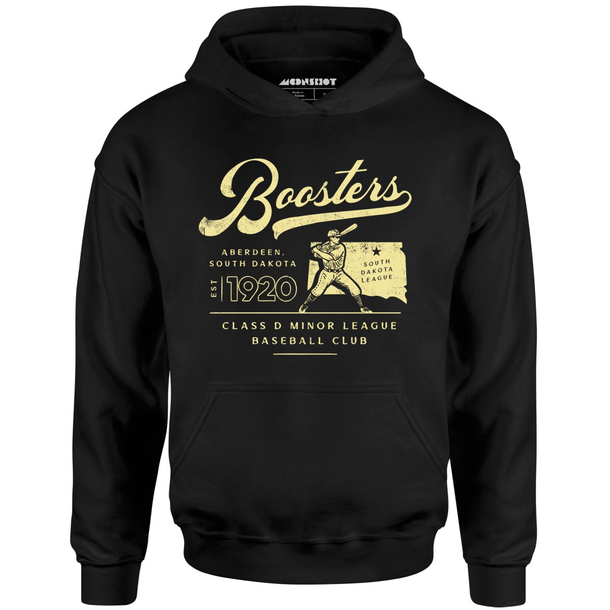Aberdeen Boosters - South Dakota - Vintage Defunct Baseball Teams - Unisex Hoodie