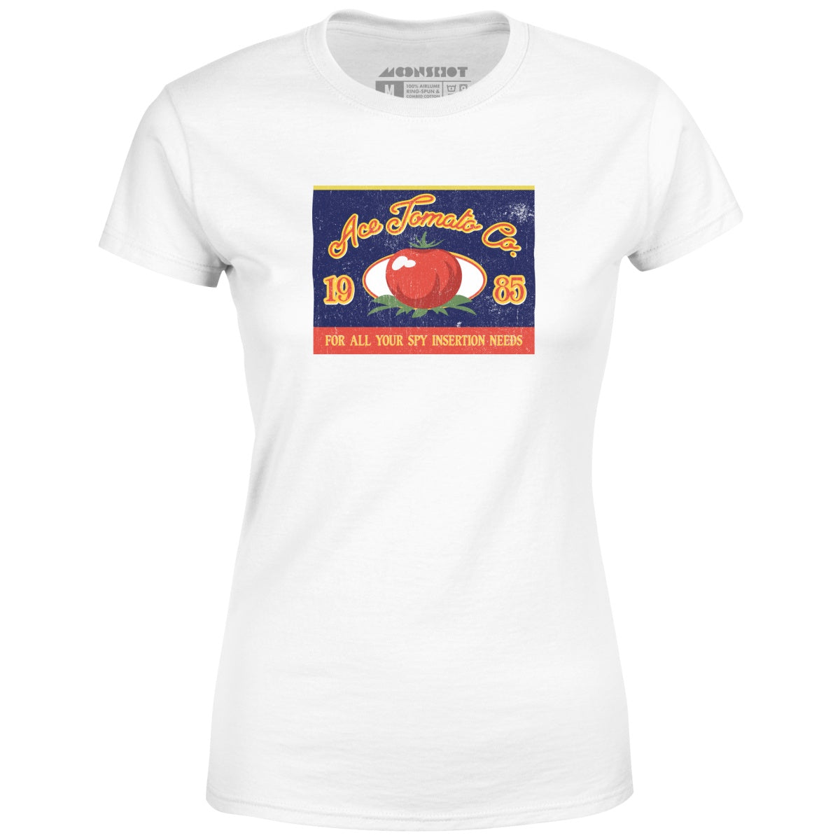 Ace Tomato Co. Spies Like Us - Women's T-Shirt