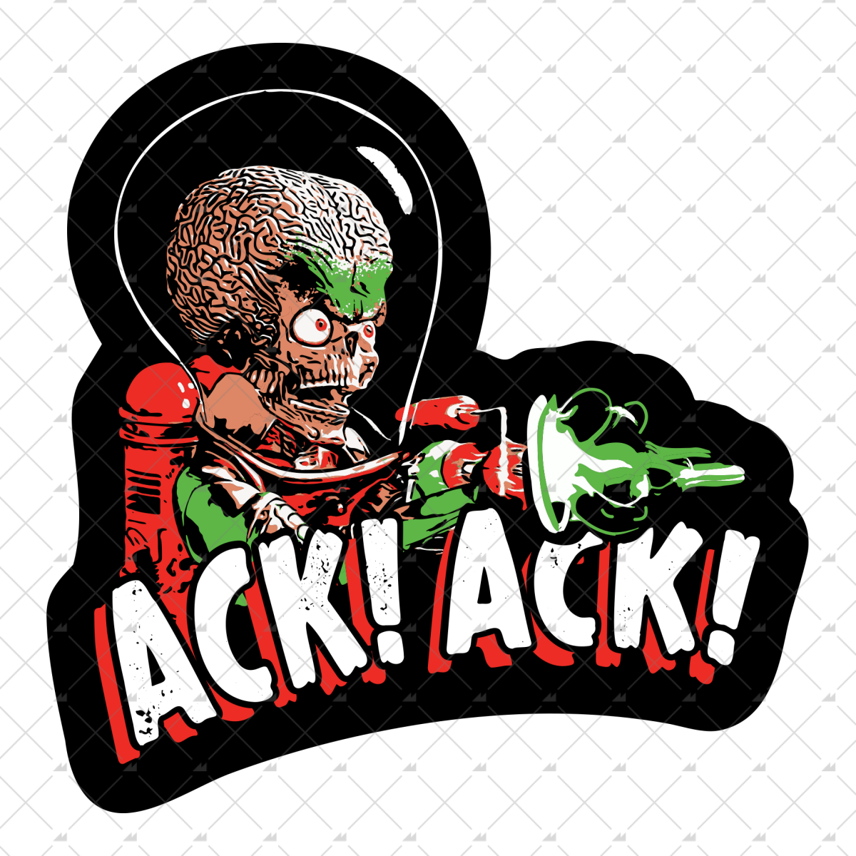 Ack Ack - Sticker