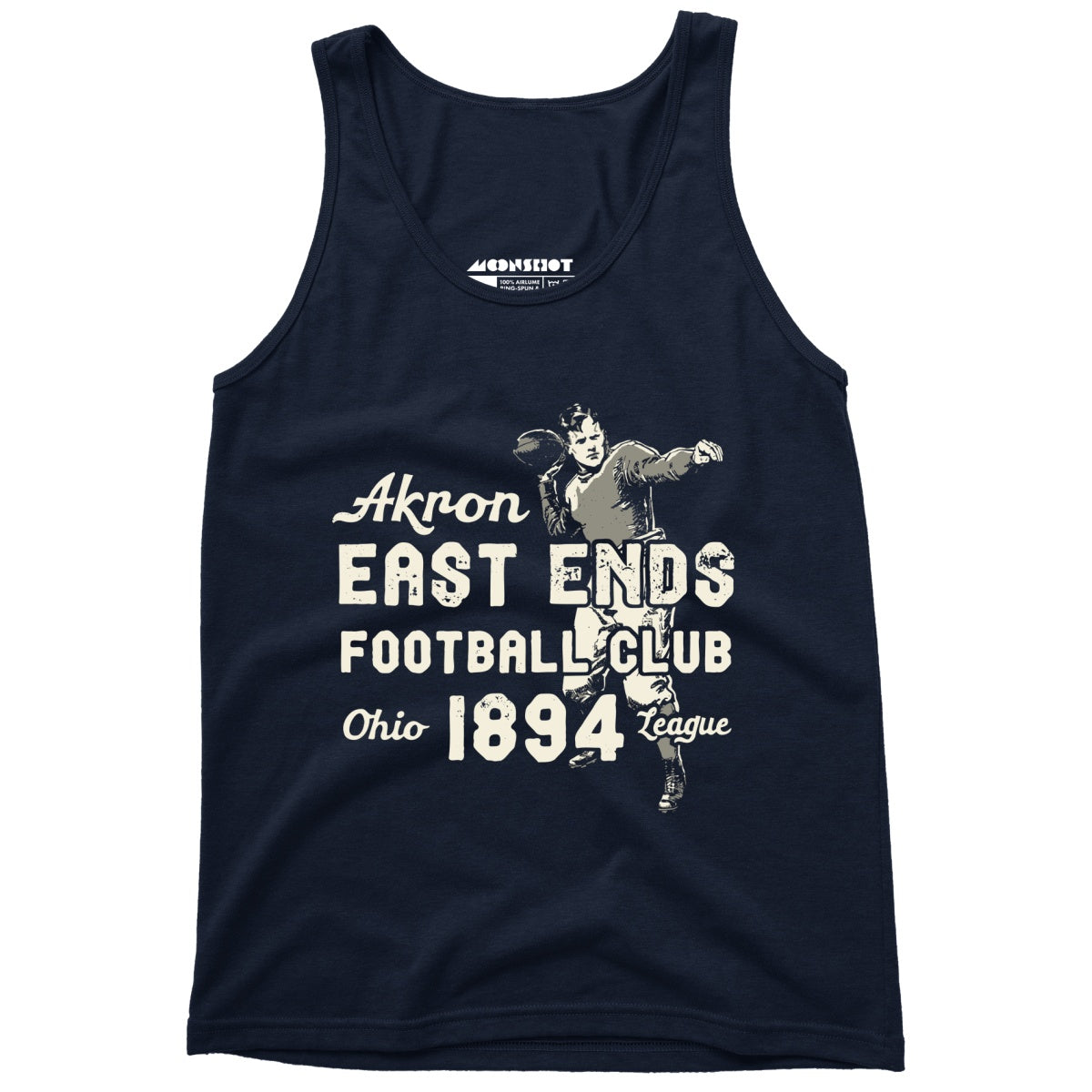 Akron East Ends - Ohio - Vintage Defunct Football Teams - Unisex Tank Top