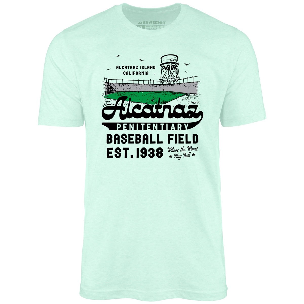 Alcatraz Penitentiary Baseball Field - Unisex T-Shirt
