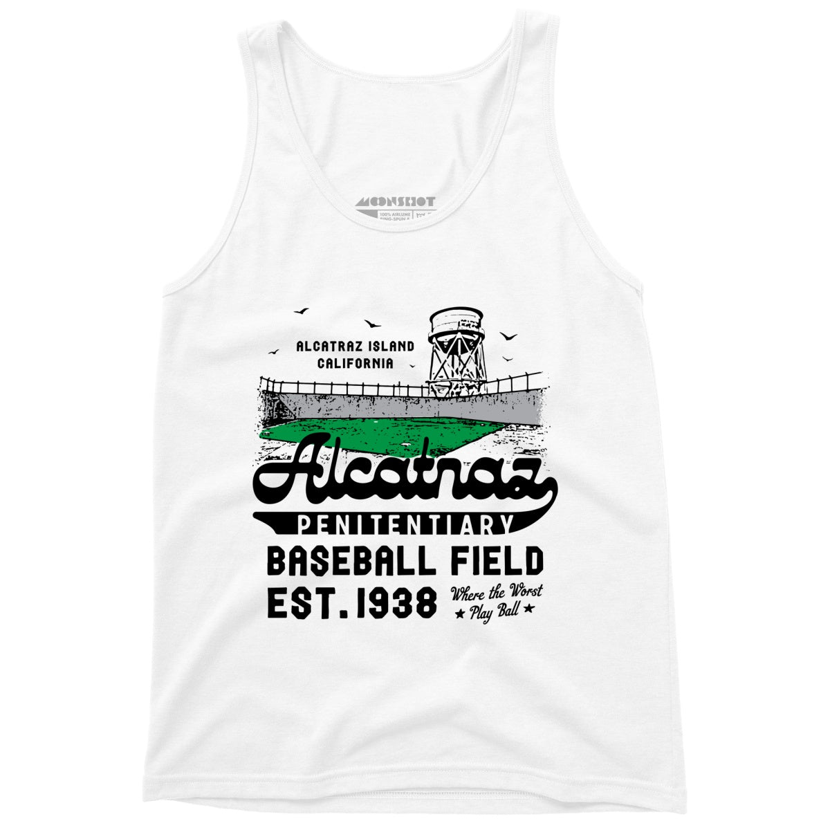 Alcatraz Penitentiary Baseball Field - Unisex Tank Top