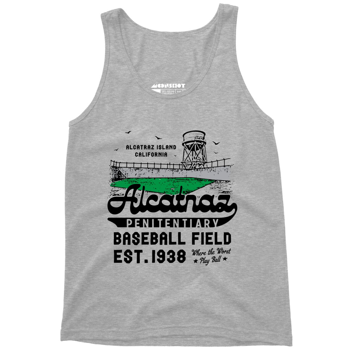 Alcatraz Penitentiary Baseball Field - Unisex Tank Top