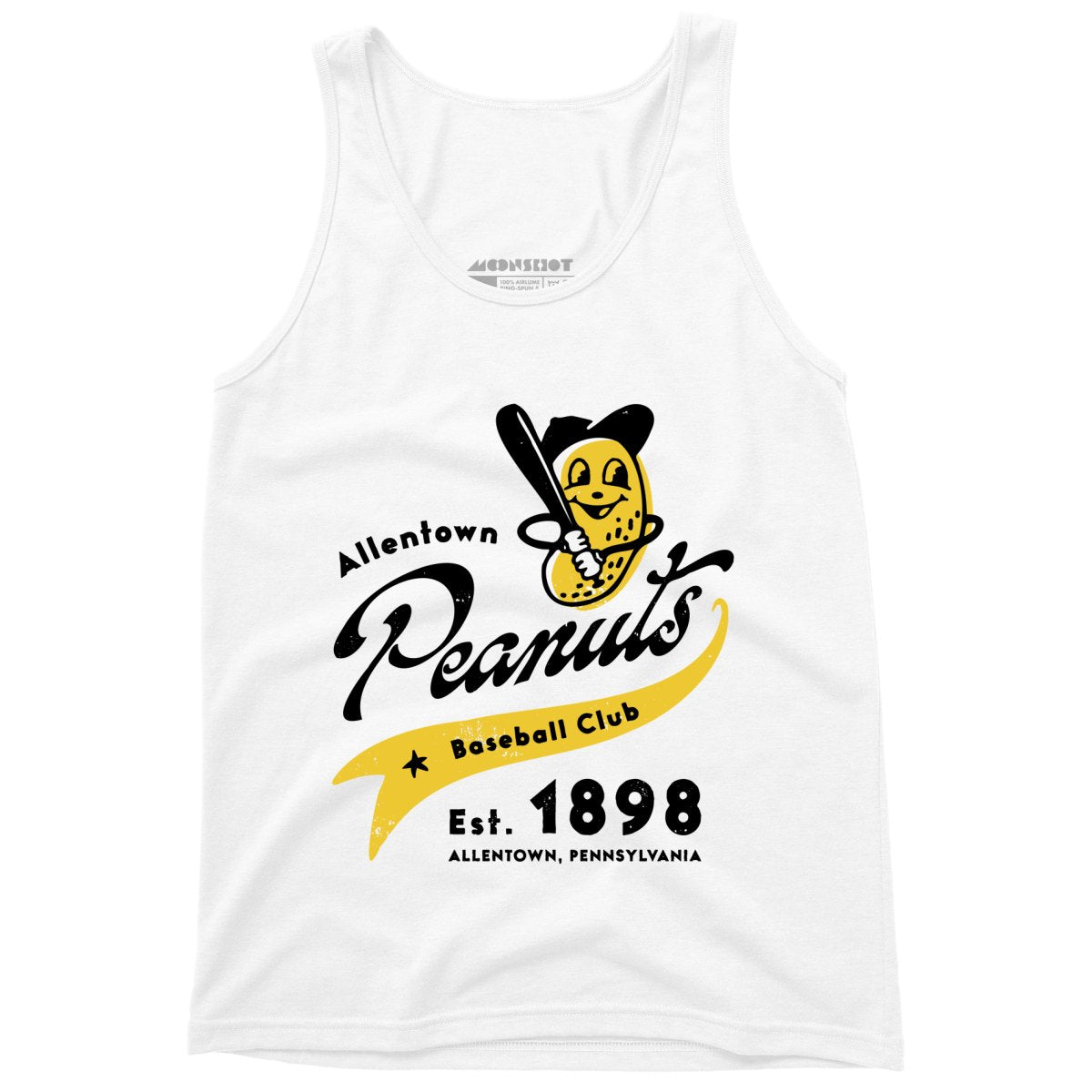 Allentown Peanuts - Pennsylvania - Vintage Defunct Baseball Teams - Unisex Tank Top