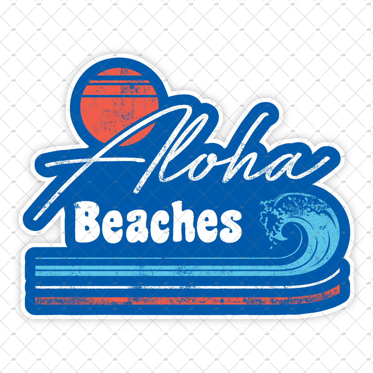 Aloha Beaches - Sticker