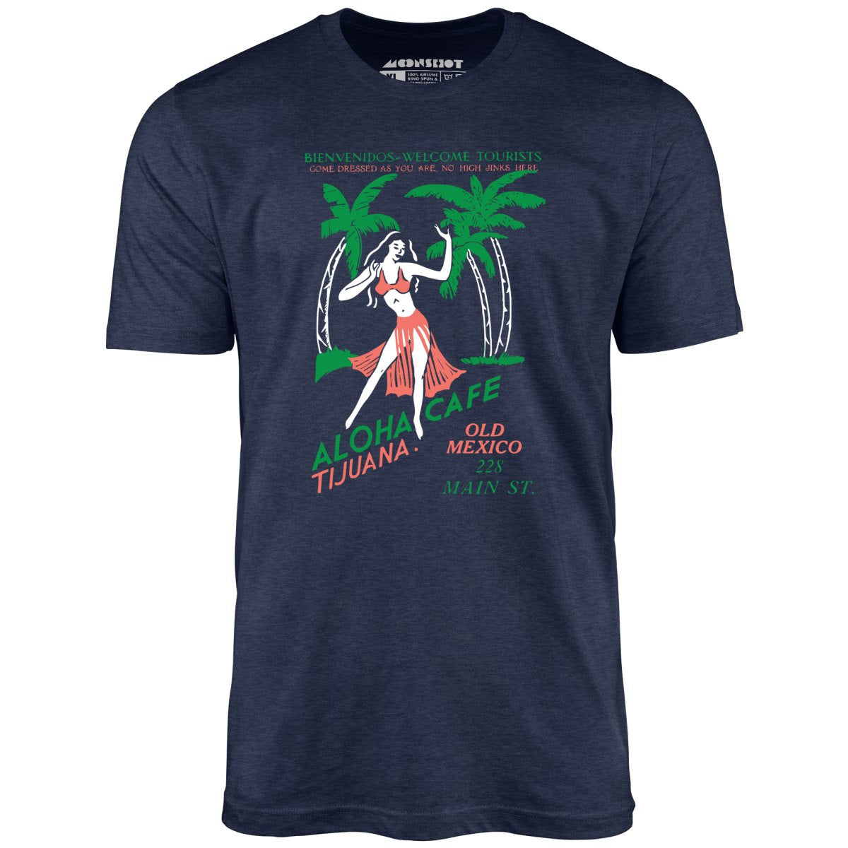 Aloha Cafe - Tijuana, Mexico - Vintage Tiki Bar - Unisex T-Shirt