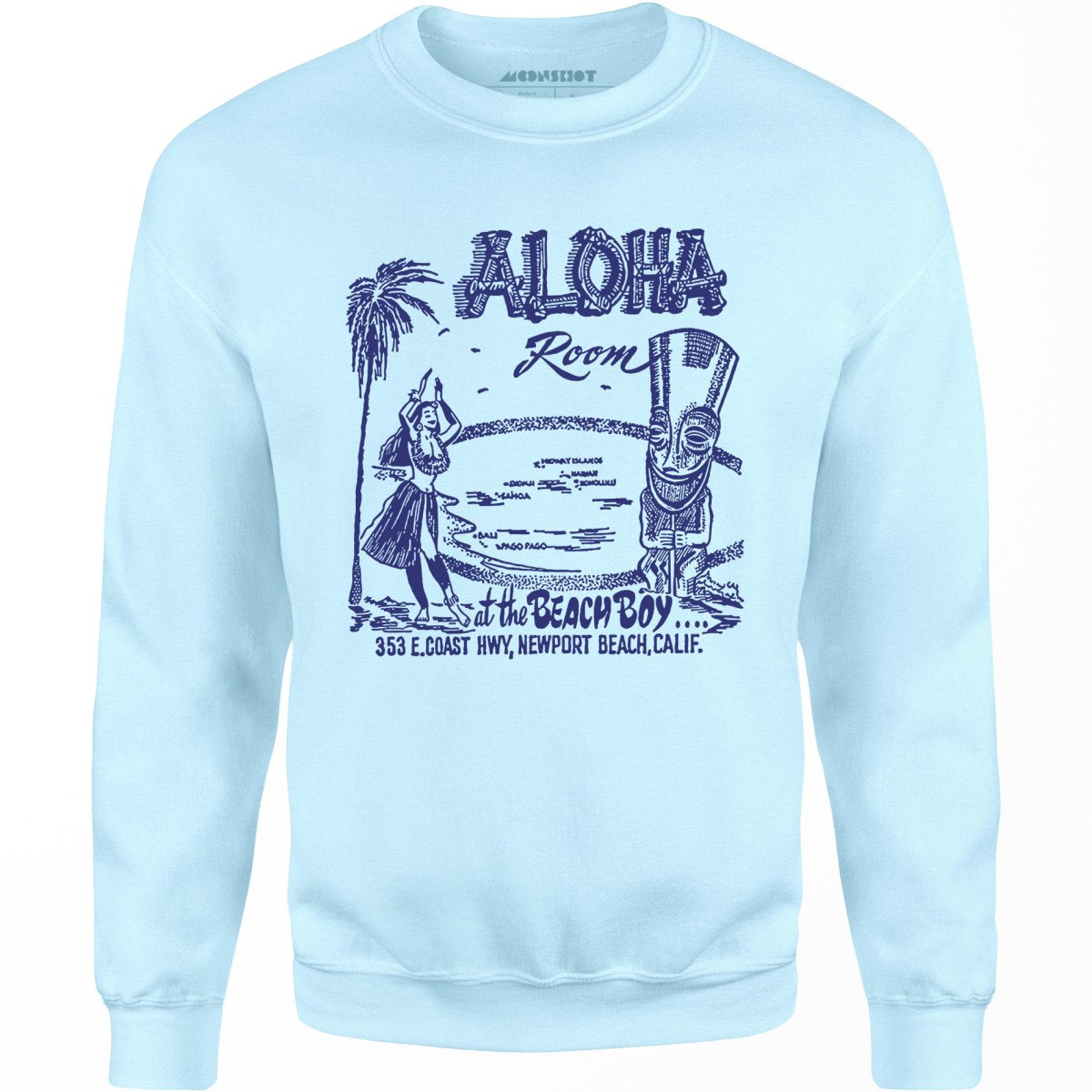 Aloha Room - Newport Beach, CA - Vintage Tiki Bar - Unisex Sweatshirt